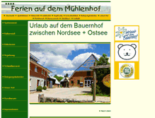 Tablet Screenshot of ferienhof-schwien.de